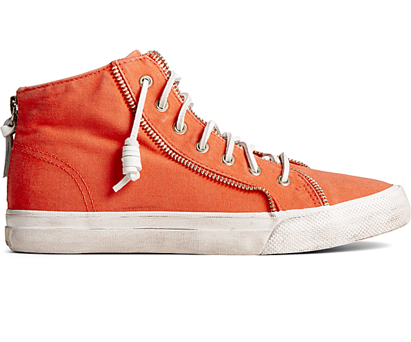 Sperry x Rebecca Minkoff Hightop Sneaker, Orange, dynamic