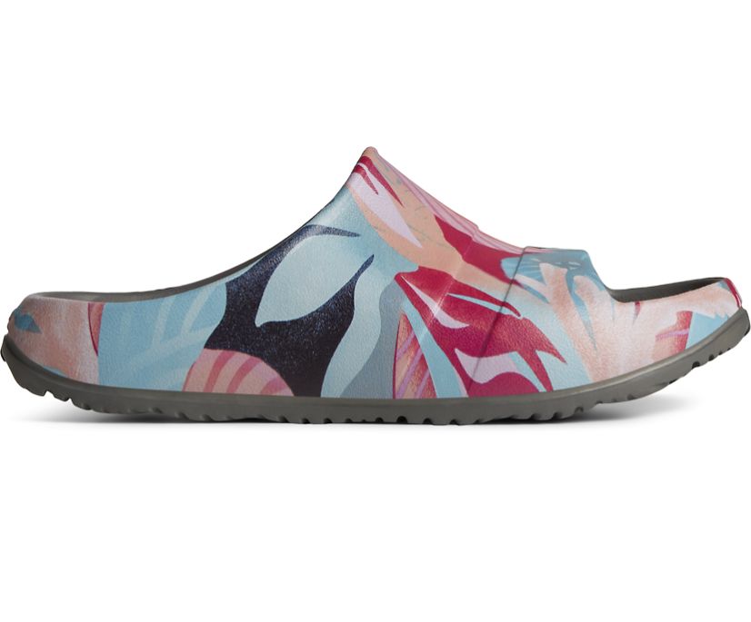 Float Slide Sandal, Grey Floral, dynamic 1
