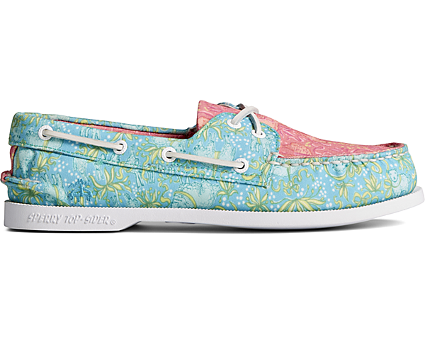 Sperry x Brooks Brothers Authentic Original™ Boat Shoe, Pink Multi, dynamic
