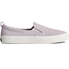 Crest Twin Gore Leather Wave Perforated Sneaker, Lilac, dynamic 1