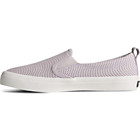 Crest Twin Gore Leather Wave Perforated Sneaker, Lilac, dynamic 4