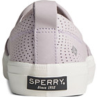 Crest Twin Gore Leather Wave Perforated Sneaker, Lilac, dynamic 3