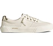 SeaCycled™ Soletide Racy Metallic Sneaker, White, dynamic