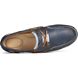 Koifish Leather Seersucker Boat Shoe, Navy, dynamic 5
