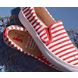 Sperry x JAWS Crest Twin Gore Stripe Slip On Sneaker, Red, dynamic 2