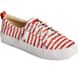 Sperry x JAWS Crest Vibe Stripe Sneaker, Red, dynamic 3