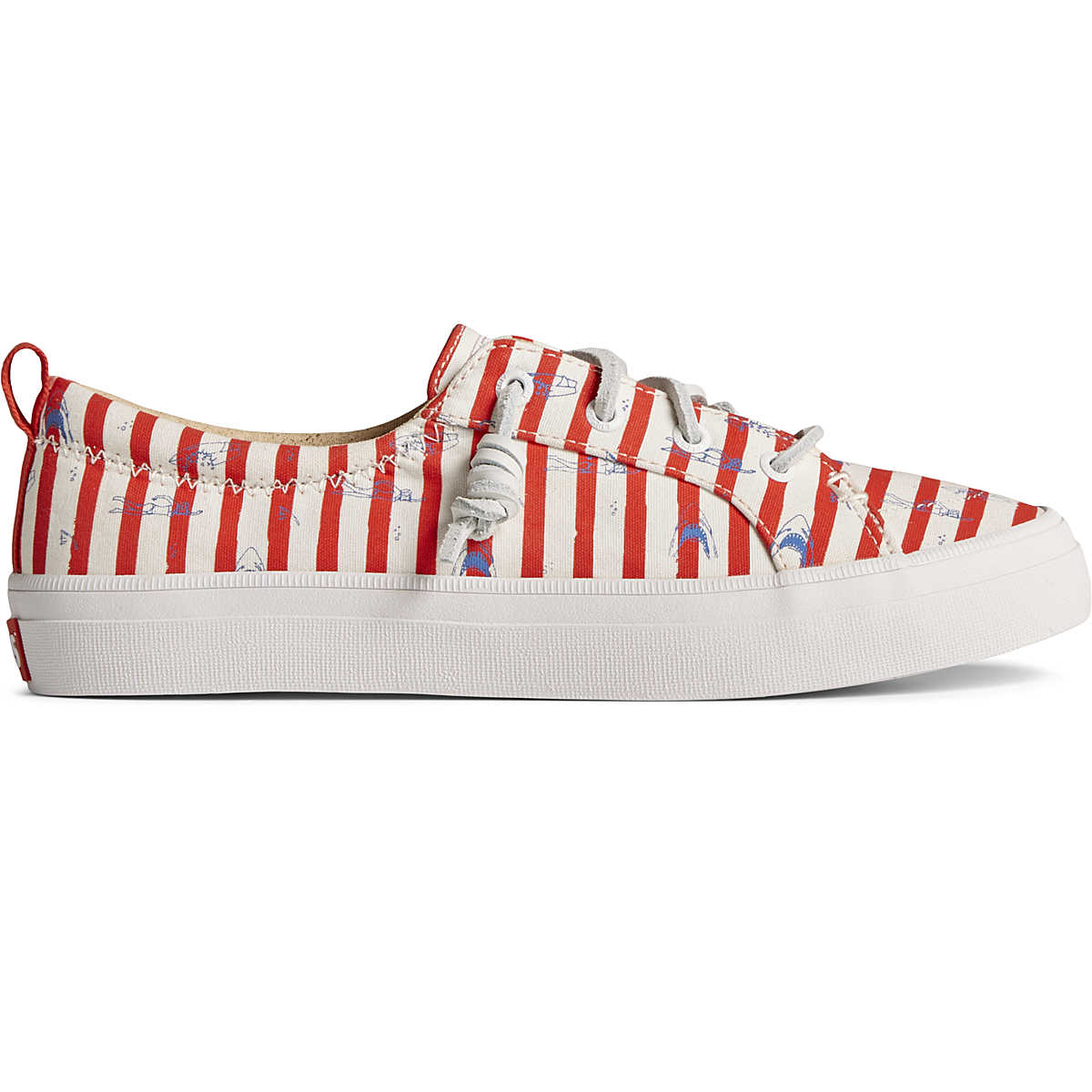 Sperry x JAWS Crest Vibe Stripe Sneaker, Red, dynamic 1