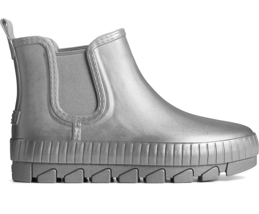 Torrent Chelsea Pearlized Rubber Rain Boot, Grey, dynamic 1