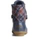 Saltwater Plaid Wool Duck Boot, Navy, dynamic 3