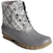 Saltwater Plaid Wool Duck Boot, Grey, dynamic 2