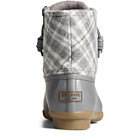 Saltwater Plaid Wool Duck Boot, Grey, dynamic 3