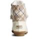 Saltwater Plaid Wool Duck Boot, Ivory, dynamic 3