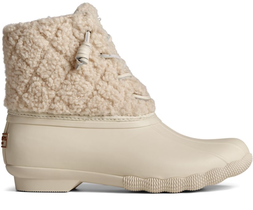 Saltwater Sherpa Duck Boot, Off White, dynamic 1