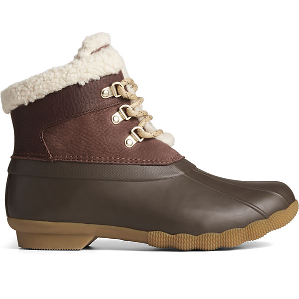 Saltwater Alpine Leather Duck Boot, Brown, dynamic