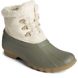 Saltwater Alpine Leather Duck Boot, White/Olive, dynamic 2
