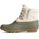 Saltwater Alpine Leather Duck Boot, White/Olive, dynamic 4