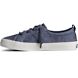 Crest Vibe Washed Jersey Sneaker, Navy, dynamic 4