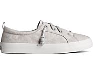 Crest Vibe Washed Jersey Sneaker, Grey, dynamic