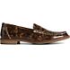 Seaport Penny Tortoise Leather Loafer, Brown, dynamic 1