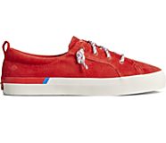 Crest Vibe Brushed Cotton Sneaker, RED, dynamic