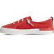 Crest Vibe Brushed Cotton Sneaker, RED, dynamic 4