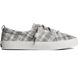Crest Vibe Plaid Wool Sneaker, Grey, dynamic 1