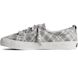 Crest Vibe Plaid Wool Sneaker, Grey, dynamic 4