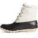Saltwater Winter Luxe Leather Duck Boot, Ivory/Black, dynamic 4