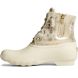 Saltwater Metallic Leather Duck Boot, Ivory, dynamic 4
