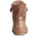 Saltwater Metallic Leather Duck Boot, Rose, dynamic 3