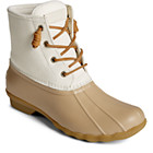 Saltwater Mainsail Leather Duck Boot, Cream, dynamic 2