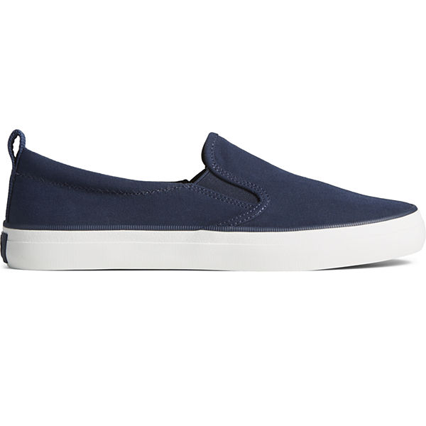 SeaCycled™ Crest Twin Gore Canvas Sneaker, Navy, dynamic