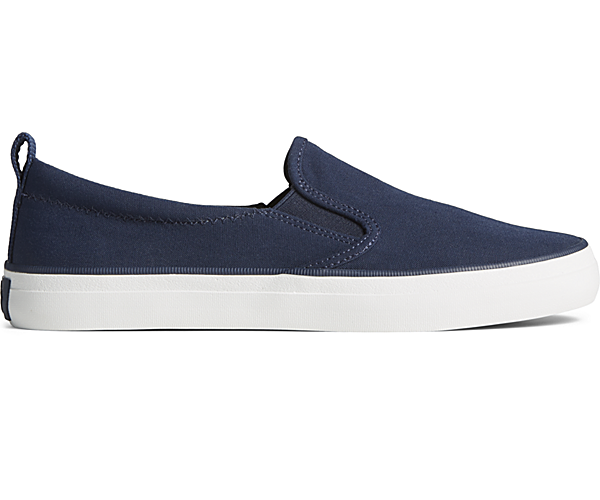 SeaCycled™ Crest Twin Gore Canvas Sneaker, NAVY, dynamic