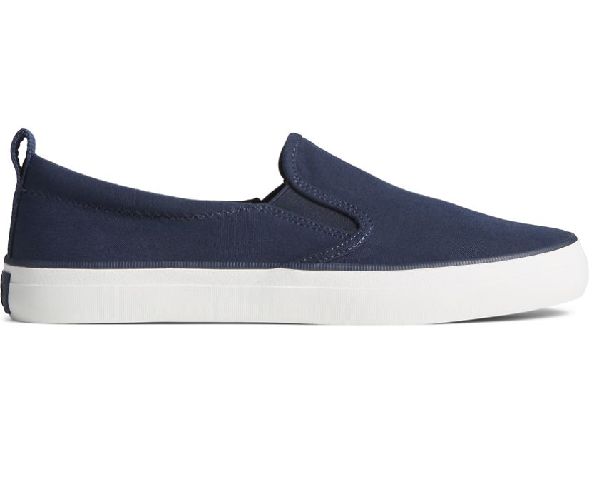 SeaCycled™ Crest Twin Gore Canvas Sneaker, Navy, dynamic 1