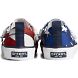 Crest Vibe Americana Stars & Stripes Sneaker, Red/White/Blue, dynamic 3