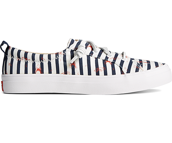 Sperry x JAWS Crest Vibe Stripe Sneaker, Blue, dynamic