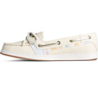 SeaCycled™ Starfish Boat Shoe, Off White, dynamic 4
