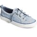 Crest Vibe Reflection Suede Sneaker, BLUE, dynamic 2
