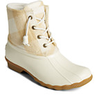 Saltwater Buffalo Check Duck Boot, Ivory, dynamic 2
