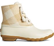 Saltwater Buffalo Check Duck Boot, Ivory, dynamic