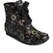 Saltwater Floral Duck Boot, Black, dynamic 2