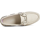 Authentic Original™ Leather Beaded Boat Shoe, Off White, dynamic 5