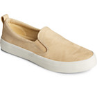 Crest Leather Palm Embossed Slip On Sneaker, Chamomile, dynamic 2