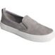 Crest Leather Palm Embossed Slip On Sneaker, Grey, dynamic 2