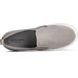 Crest Leather Palm Embossed Slip On Sneaker, Grey, dynamic 5