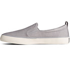 Crest Twin Gore Shimmer Slip On Sneaker, Grey, dynamic 4