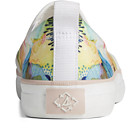 SeaCycled™ Crest Twin Gore Yellena James Slip On Sneaker, White, dynamic 3