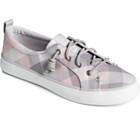 SeaCycled™ Crest Vibe Gingham Sneaker, Grey, dynamic 2
