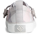 SeaCycled™ Crest Vibe Gingham Sneaker, Grey, dynamic 3