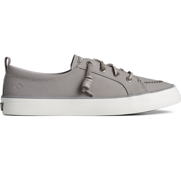 Crest Vibe Washable Leather Sneaker, Grey, dynamic